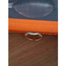 Pames Aksesuar Su Dalgası Serçe Parmak Yüzüğü