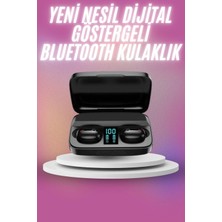Tuncel Store Kablosuz Bluetooth Kulaklık Android ve Ios Uyumlu LED Göstergeli Powerbankli