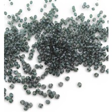 Serhat Aksesuar ve El İşçiliği Koyu Yeşil 5 mm Piramit Akrilik Boncuk Aksesuar Takı Malzemesi (25 Gram)