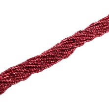 Serhat Aksesuar ve El İşçiliği Metal Kırmızı 3 mm Plastik Boncuk Aksesuar Takı Malzemesi (20 Gr)