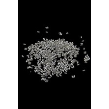 Serhat Aksesuar ve El İşçiliği Inci Arpa Boncuk Açık Yeşilimsi Gri Tonu 3 mm (20 gr Ortalama 600 Adet)