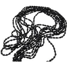 Serhat Aksesuar ve El İşçiliği Damla Inci 6X10 mm Siyah Boncuk (20 gr Ortalama 125 Adet)