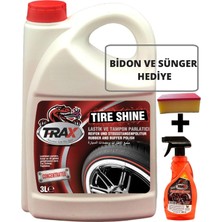 Aracınız Için En Iyisi T-Raxkonsantre Lastik Parlatıcı ve Tampon Cilası Araba Oto Süper Kalite 3 Litre