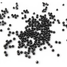 Serhat Aksesuar ve El İşçiliği Siyah 5 mm Dünya Akrilik Boncuk Aksesuar Takı Malzemesi (25 Gram)