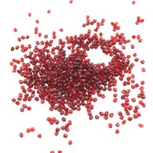 Serhat Aksesuar ve El İşçiliği Piramit Akrilik Boncuk Bordo 4 mm Aksesuar Takı Malzeme (25 Gr)