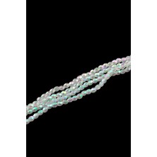 Serhat Aksesuar ve El İşçiliği Şeffaf Janjan 4 mm Plastik Boncuk Aksesuar Takı Malzemesi (25 Gr)