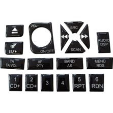 İlk El Grup Fiat Palio Touch Plus Teyp Tuş Takımı Maun Kaplama Siyah