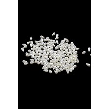 Serhat Aksesuar ve El İşçiliği Damla Inci 6X10 mm Açık Krem Beyaz Tonları Boncuk (20 gr Ortalama 125 Adet)