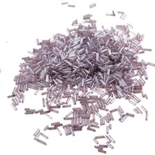 Serhat Aksesuar ve El İşçiliği Içten Boyalı Lila Boncuk 100 gr Boncuk