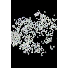 Serhat Aksesuar ve El İşçiliği Açık Sarı Tonunda 3 mm Plastik Boncuk Aksesuar Takı Malzemesi (25 Gr)