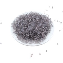 Serhat Aksesuar ve El İşçiliği Piramit Akrilik Boncuk Gri2 4 mm Aksesuar Takı Malzeme (20 Gr)