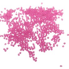 Serhat Aksesuar ve El İşçiliği Şeker Pembe Tonlarında 4 mm Piramit Akrilik Boncuk Aksesuar Takı Malzeme (25 Gr)