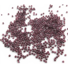 Serhat Aksesuar ve El İşçiliği Koyu Bordo 4 mm Dünya Akrilik Boncuk Aksesuar Takı Malzemesi (25 Gram)