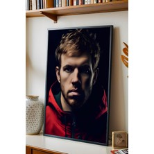 Pierre Gasly Efsanevi F1 Portresi Çerçeveli Tablo - Lüks Modern Formula 1 Duvar Dekoru