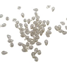 Serhat Aksesuar ve El İşçiliği Akrilik Boncuk 8X13 mm Vizon Tonunda 2 Renk Karışıl Boncuk (25 gr 60ADET)