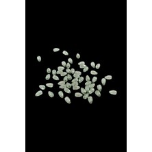 Serhat Aksesuar ve El İşçiliği Koyu Yeşil Tonunda 8X12 mm Akrilik Boncuk (25 gr 60 Adet)