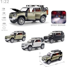 Vardem Kutulu Çek Bırak 1:22 Sesli ve Işıklı Buharlı Df Metal Jeep