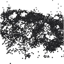 Serhat Aksesuar ve El İşçiliği Siyah 3 mm Piramit Akrilik Boncuk Akseuar Takı Malzeme (25 Gr)