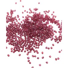 Serhat Aksesuar ve El İşçiliği Piramit Akrilik Boncuk Mürdüm 4 mm Aksesuar Takı Malzeme (25 Gr)