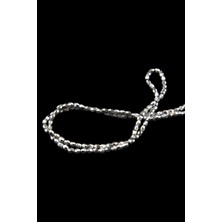 Serhat Aksesuar ve El İşçiliği Gümüş Renk 4 mm Plastik Boncuk Aksesuar Takı Malzemesi (25 Gr)