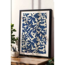 Kamisaka Sekka Japon Sanatı Kuşlar ve Bulutlar Çerçeveli Modern Tablo Viktorya Serisi Duvar Dekoru