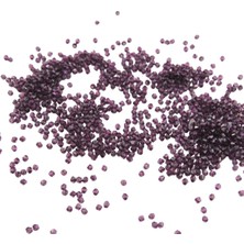 Serhat Aksesuar ve El İşçiliği Piramit Akrilik Boncuk Mürdüm2 4 mm Aksesuar Takı Malzeme (25 Gr)