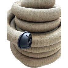 Otovadim Webasto Cihaz Uyumlu 75MM Esnek Sıcak Hava Borusu (Kraft Hortum) Uyumlu / 3 Metre /sarı