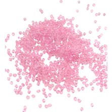 Serhat Aksesuar ve El İşçiliği Somon Rengi Tonunda 4 mm Basık Akrilik Boncuk Aksesuar Takı Malzeme (25 Gr)