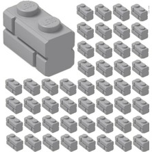 LEGO 100 Adet 1x2 Modifiyeli Duvar Parçası Açık Gri 98283