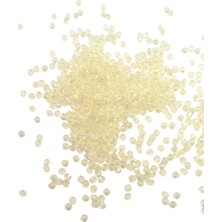 Serhat Aksesuar ve El İşçiliği Açık Sarı 4 mm Piramit Akrilik Boncuk Aksesuar Takı Malzeme (25 Gr)