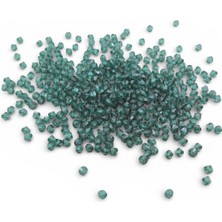 Serhat Aksesuar ve El İşçiliği Açık Zümrüt Yeşil 6 mm Akrilik Boncuk Aksesuar Takı Malzemesi (35 Gram)