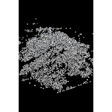 Serhat Aksesuar ve El İşçiliği Gümüş 3 mm Plastik Boncuk Akseuar Takı Malzeme (25 Gr)