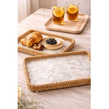 777home Mien Hasır Dikdörtgen Tepsi