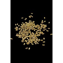 Serhat Aksesuar ve El İşçiliği Inci Arpa Boncuk Gold Kaplama 4x8 mm (20 gr Ortalama 300 Adet)