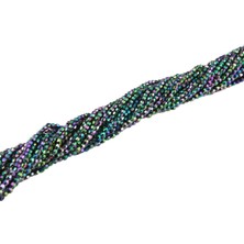 Serhat Aksesuar ve El İşçiliği Siyah Janjan 3 mm Plastik Boncuk Aksesuar Takı Malzemesi (25 Gr)