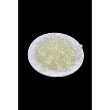 Serhat Aksesuar ve El İşçiliği Akrilik Damla Boncuk 7X14 mm Açık Bal Rengi Boncuk (25 gr 70 Adet)