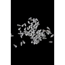 Serhat Aksesuar ve El İşçiliği Damla Akrilik Boncuk Şeffaf 7X18 mm Içten Delikli Boncuk (25 gr 45 Adet)