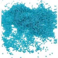 Serhat Aksesuar ve El İşçiliği Kesme Boncuk Koyu Turkuaz 2x1,5 mm (100 gr 4000 Adet)