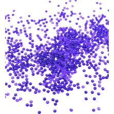 Serhat Aksesuar ve El İşçiliği Mor Tonlarında 4 mm Piramit Akrilik Boncuk Akseuar Takı Malzeme (25 Gr)