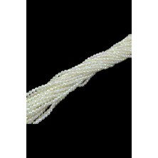 Serhat Aksesuar ve El İşçiliği Bej Rengi 6 mm Basık Dünya Plastik Boncuk Aksesuar Takı Malzemesi (25 Gr)