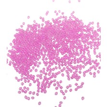 Serhat Aksesuar ve El İşçiliği Pembe 4 mm Piramit Akrilik Boncuk Aksesuar Takı Malzeme (25 Gr)