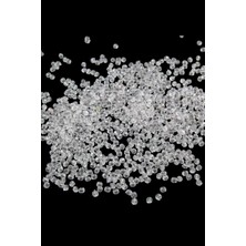 Serhat Aksesuar ve El İşçiliği Şeffaf Akrilik Boncuk 4mm Dünya Modeli Aksesuar Takı Malzemesi (25 Gram)