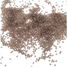 Serhat Aksesuar ve El İşçiliği Vizon 3 mm Piramit Akrilik Boncuk Akseuar Takı Malzeme (25 Gr)