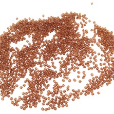 Serhat Aksesuar ve El İşçiliği Piramit Akrilik Boncuk Bakır Tonunda 4 mm Aksesuar Takı Malzeme (25 Gr)