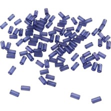 Serhat Aksesuar ve El İşçiliği 6X12 mm Parlement Mavisi Huni Akrilik Boncuk Takı Malzemesi (25 gr 75 Adet)