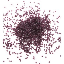 Serhat Aksesuar ve El İşçiliği Bordo 3 mm Piramit Akrilik Boncuk Akseuar Takı Malzeme (25 Gr)