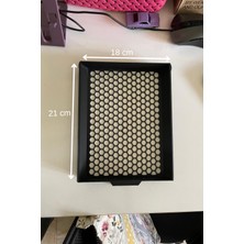 Masa Altı Gizli Çekmece Organizer Yapışkanlı & Vidalı Takı Makyaj Para Kutusu 21X18X2,5 cm - Vijdan Life