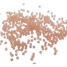 Serhat Aksesuar ve El İşçiliği Açık Somon 6 mm Akrilik Boncuk Aksesuar Takı Malzemesi (35 Gram)