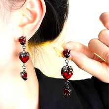 Dükkan Design Damlayan Kapler Taşlı Küpe