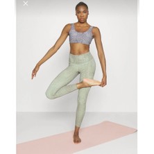 Nike Yoga Dri-Fıt High Rise 7/8 Yüksek Belli Toparlayıcı Yeşil Kadın Tayt FB4626-222